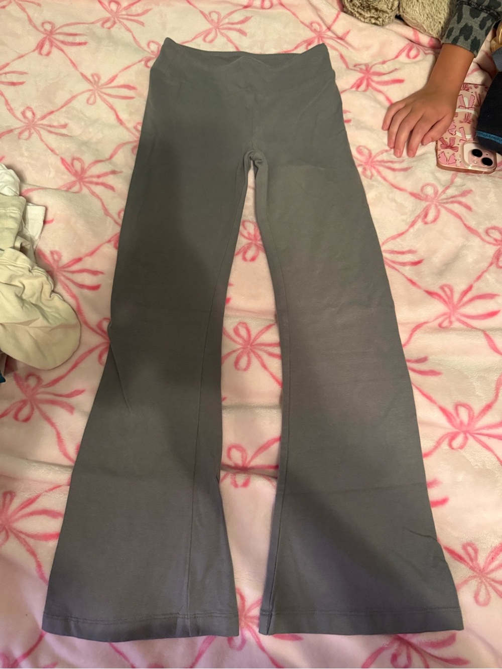 Cat & Jack Charcoal Gray Flare Leggings